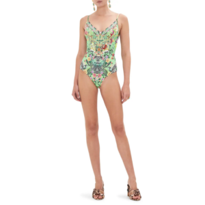 Women's Floral Print One-Piece Swimsuit